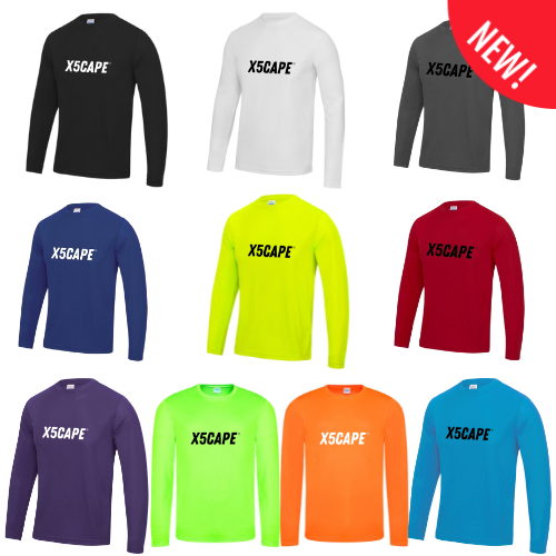 X5CAPE Core Longsleeve Logo Mountain Bike Jersey