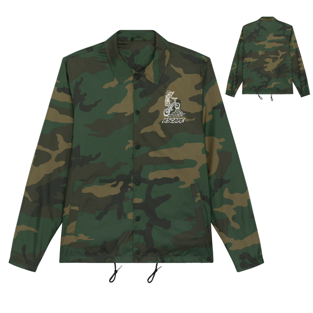 Camo coach jacket best sale