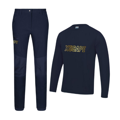 X5CAPE 24k Horizon Enduro Mountain Bike Kit - Navy