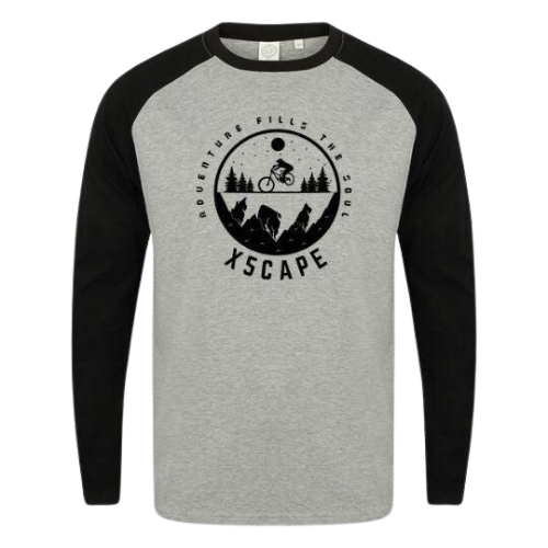 X5CAPE Adventure Soul Skate Long Sleeve - Black & Grey