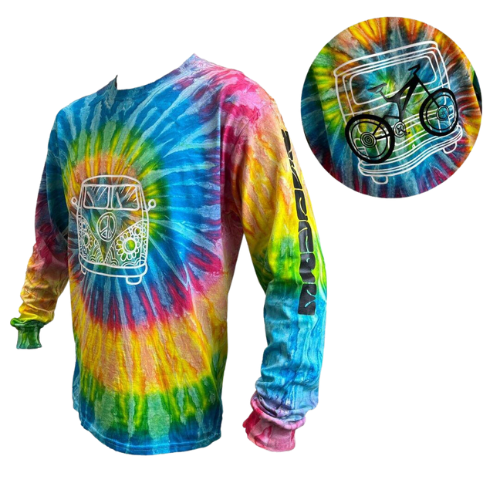 X5CAPE Camper Van Tie Dye Longsleeve