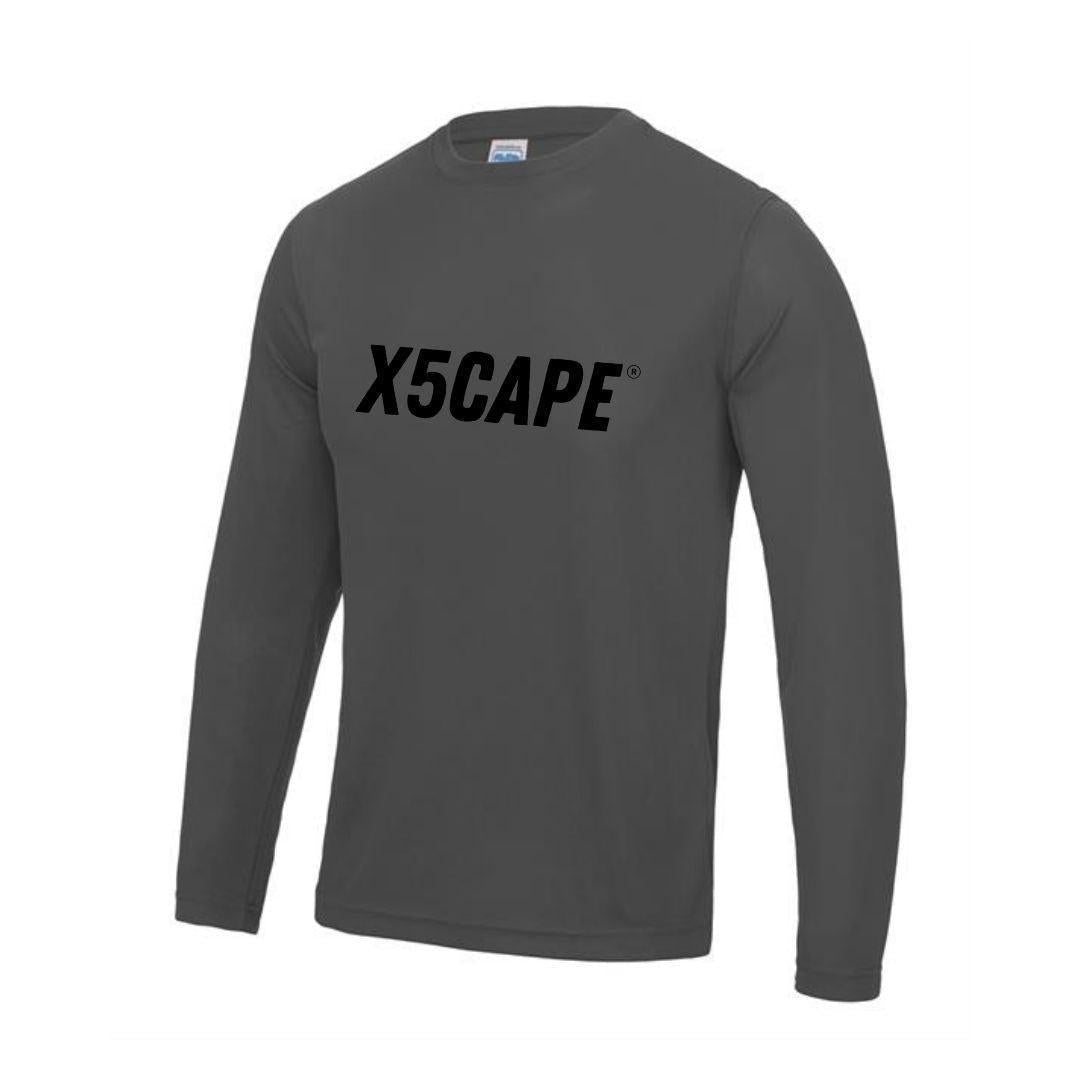 X5CAPE Core Longsleeve Logo Mountain Bike Jersey