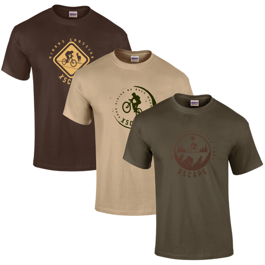 X5CAPE Core Neutral MTB T-Shirt Bundle