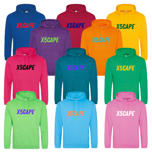 X5CAPE Custom Hoodie - Bright Colours