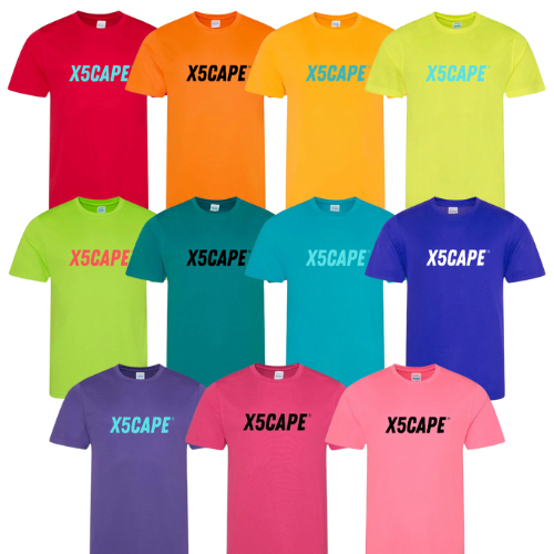 X5CAPE Custom Short Sleeve Mountain Bike Jersey - Bright Colours