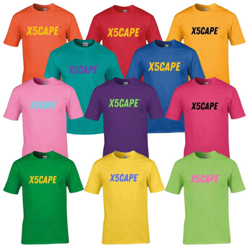 X5CAPE Custom T-Shirt - Bright Colours