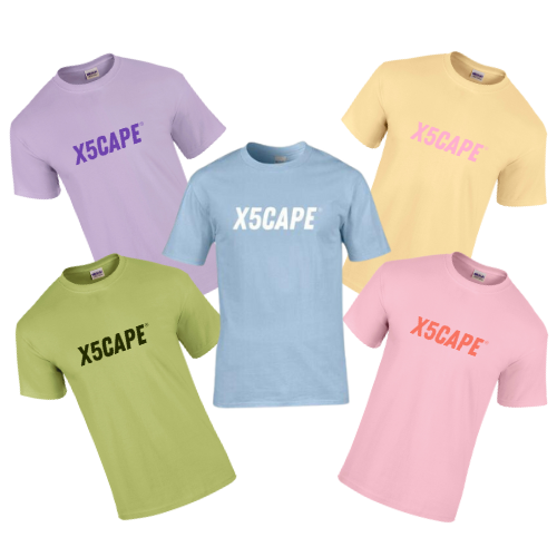 X5CAPE Custom T-Shirt - Pastel Colours