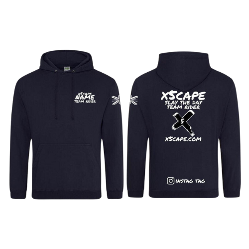 X5CAPE Custom Team Rider Hoodie - Navy