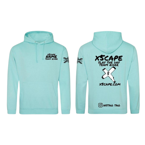 X5CAPE Custom Team Rider Hoodie - Peppermint