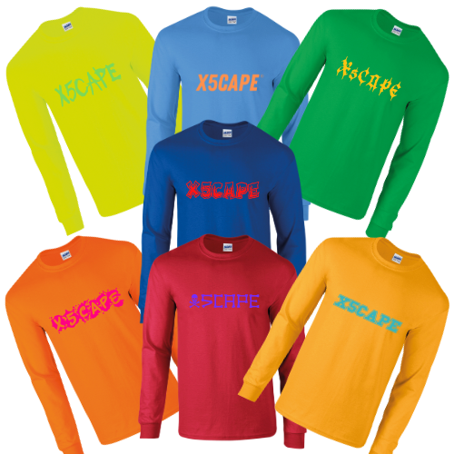 X5CAPE Customisable Longsleeve Bright Colours