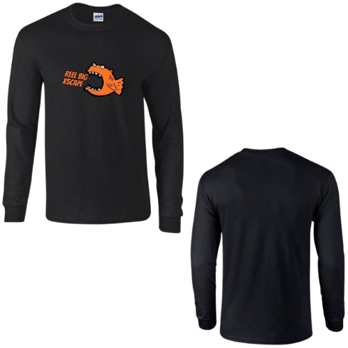 X5CAPE Generation 'Reel Big X5CAPE' Longsleeve T-shirt Black