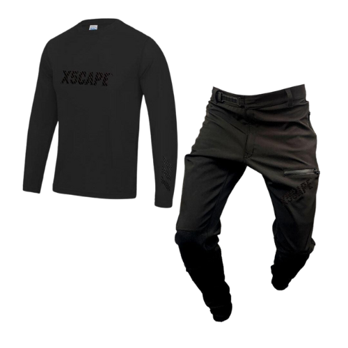 X5CAPE Rebellion Carbon Stealth Mountain Bike Pro Race Kit-x5Cape Mountain Bike Pants