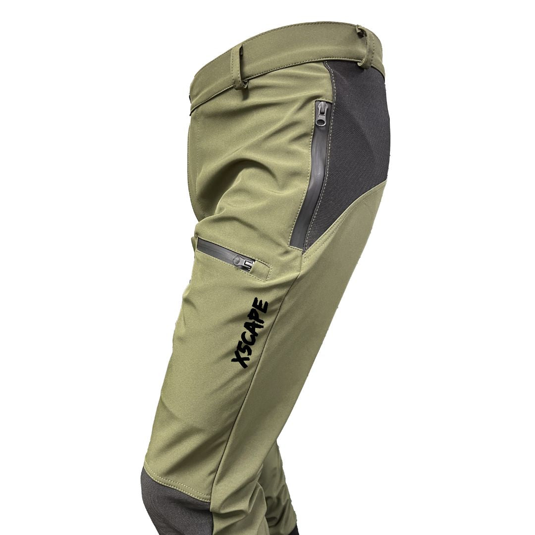 X5CAPE Rebellion MTB Trail Pants - Khaki Green