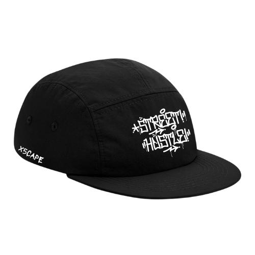 X5CAPE Street Hustle Canvas Cap - Black