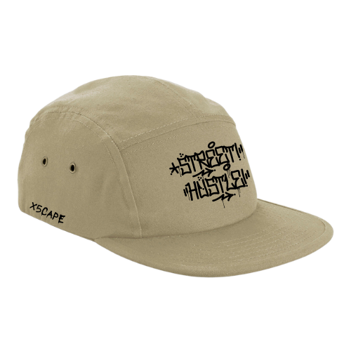 X5CAPE Street Hustle Canvas Cap - Dessert Sand