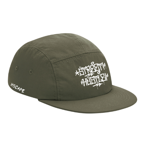 X5CAPE Street Hustle Canvas Cap - Khaki