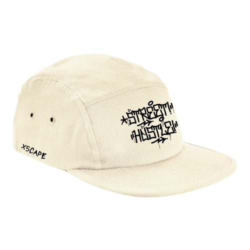 X5CAPE Street Hustle Canvas Cap - Natural