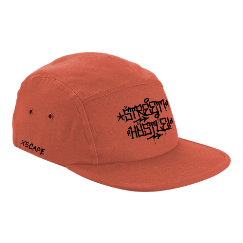 X5CAPE Street Hustle Canvas Cap - Terracotta