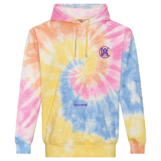 X5CAPE Tie Dye Hoodie - Tie Dye Swirl
