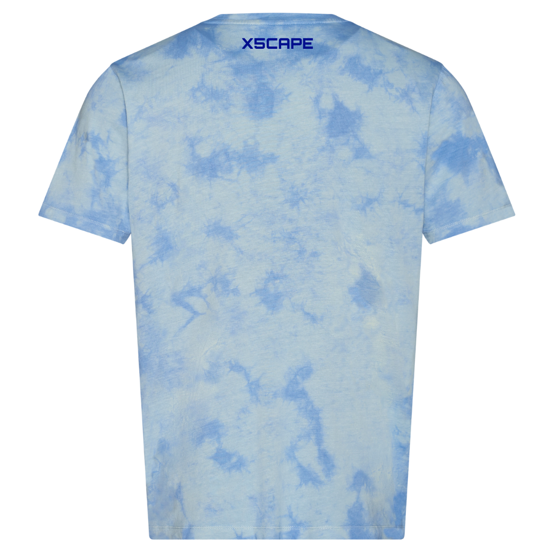 X5CAPE Tie Dye Tee - Blue Cloud
