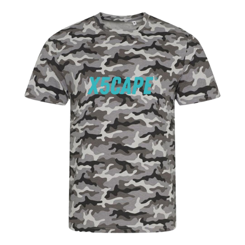 X5CAPE Urban Camo Logo T-Shirt