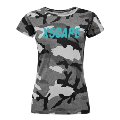 X5CAPE Womens Urban Camo Tee