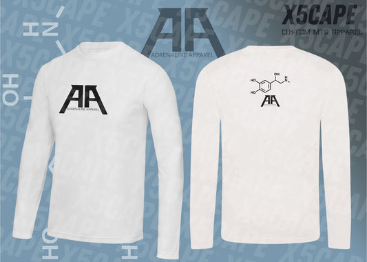 Adrenaline Apparel - White Jersey