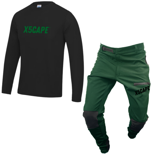 X5CAPE Rebellion Mountain Bike Kit - Forest Green TAILOR MADE