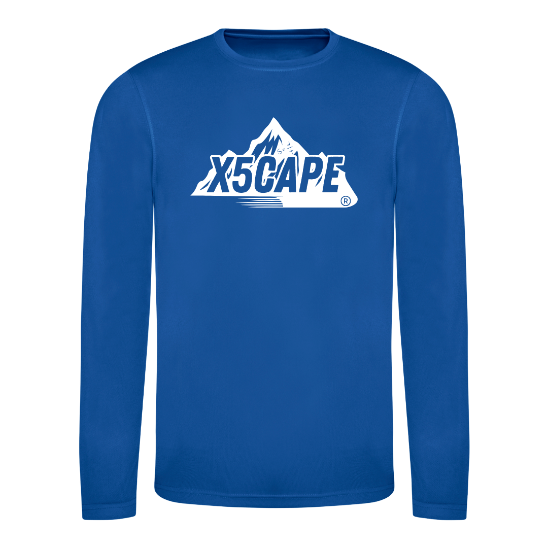 X5CAPE Custom Long Sleeve Jersey - Royal Blue
