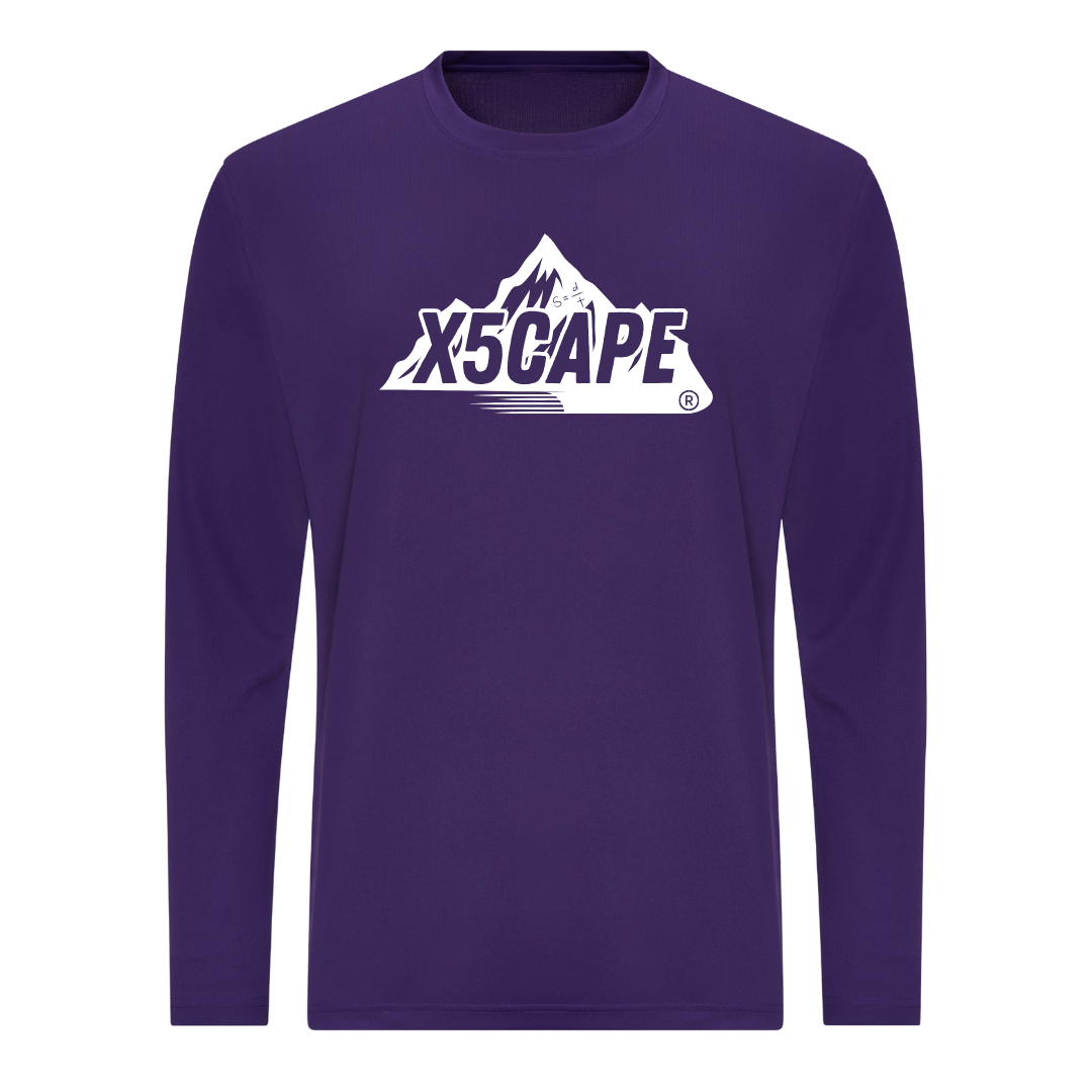 X5CAPE Custom Long Sleeve Jersey - Purple