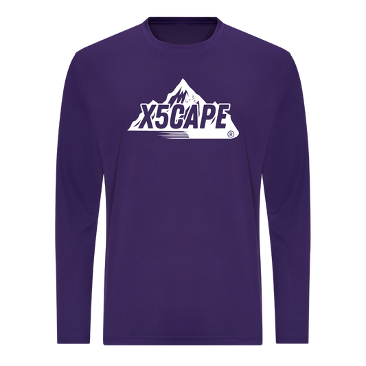 X5CAPE Custom Long Sleeve Jersey - Purple