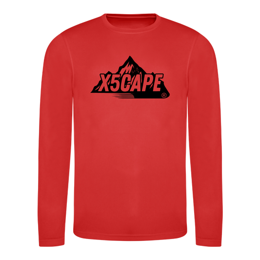 X5CAPE Custom Long Sleeve Jersey - Red