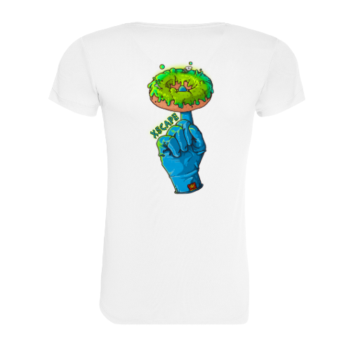 X5CAPE Donut Womens Short Sleeve Jersey