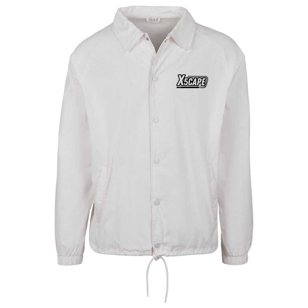 X5CAPE Coach Jacket - White