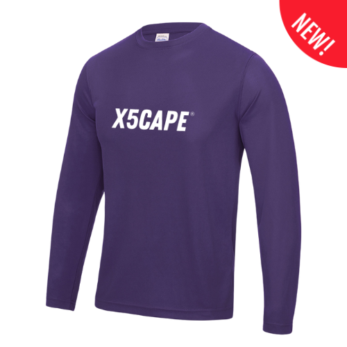 X5CAPE Core Longsleeve Logo Mountain Bike Jersey