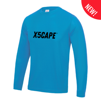 X5CAPE Core Longsleeve Logo Mountain Bike Jersey