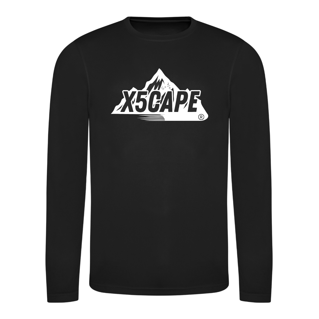 X5CAPE Custom Long Sleeve Jersey - Black