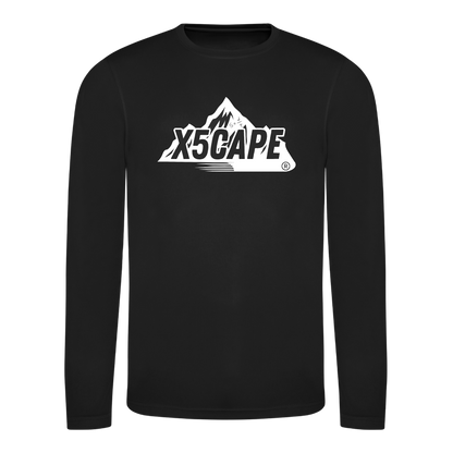 X5CAPE Custom Long Sleeve Jersey - Black
