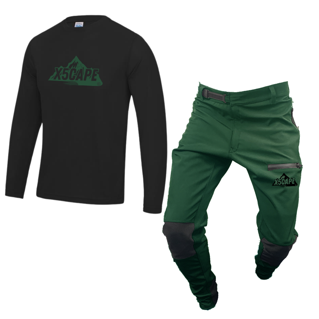 X5CAPE Rebellion Mountain Bike Kit - Forest Green TAILOR MADE