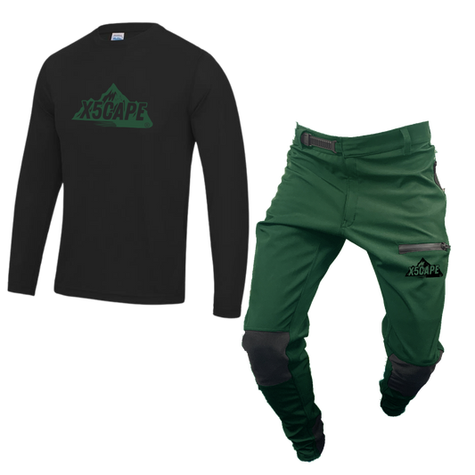 X5CAPE Rebellion Mountain Bike Kit - Forest Green TAILOR MADE