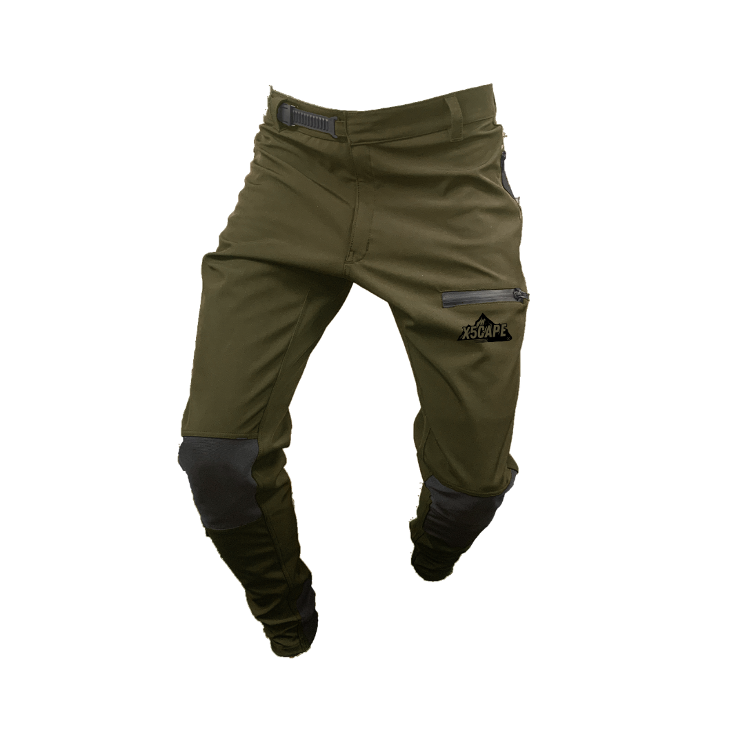 X5CAPE Rebellion MTB Trail Pants - Khaki Green EX SAMPLE