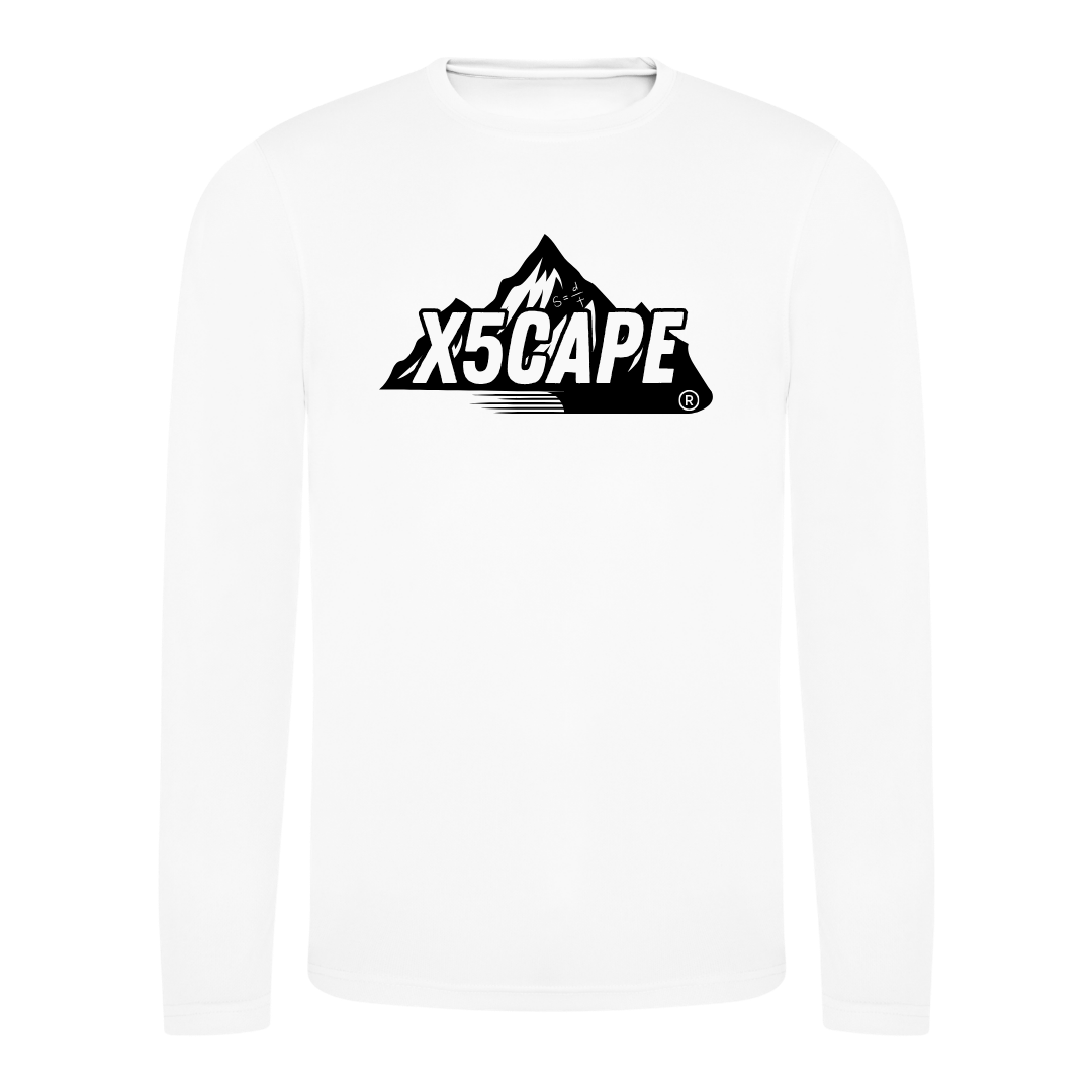 X5CAPE Custom Long Sleeve Jersey - White