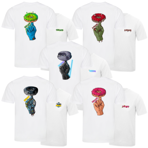 X5CAPE Donut Youth Short Sleeve Jersey