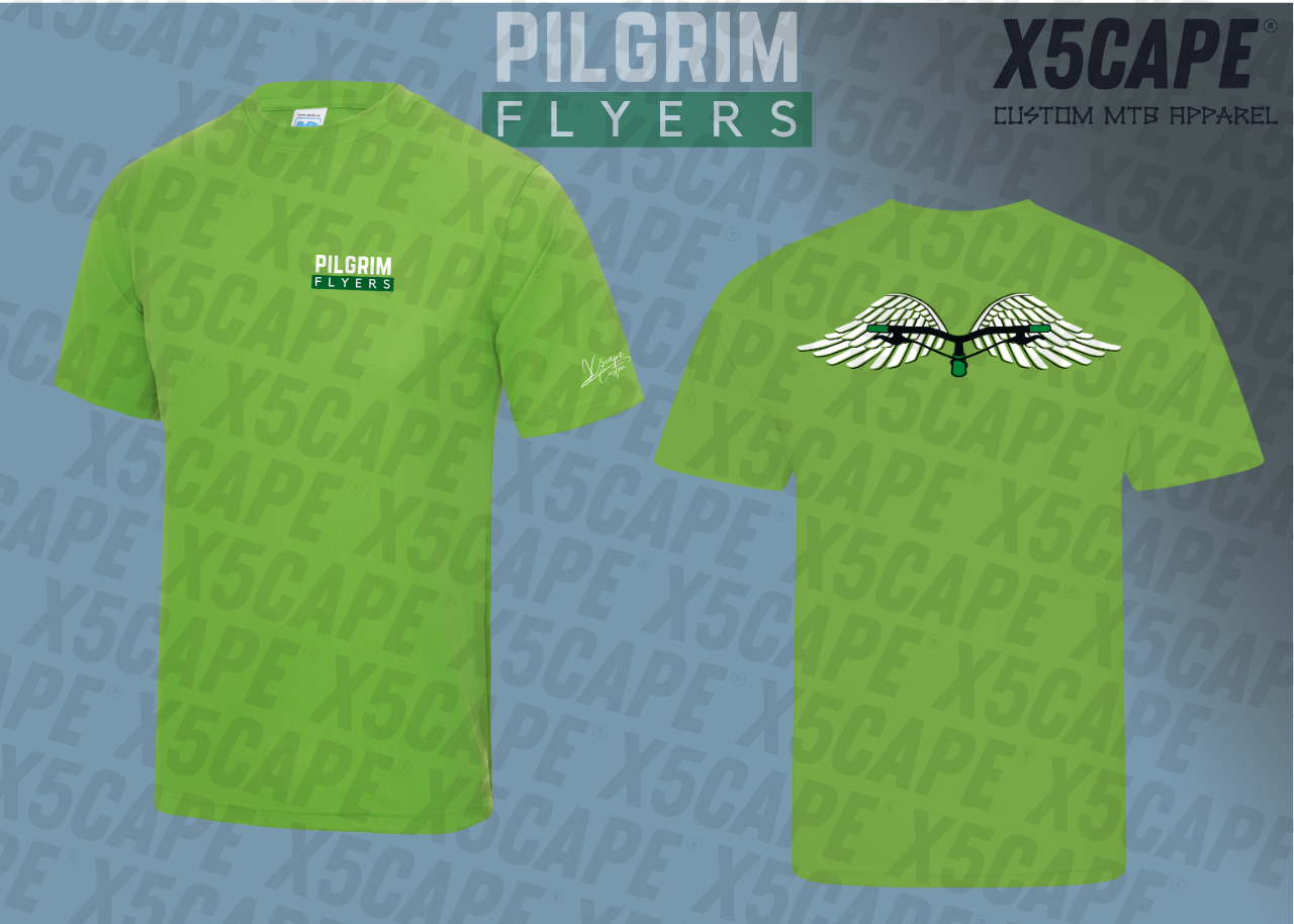 Pilgrim Flyers - Summer Short Sleeve Tech Tee - 12 Colours