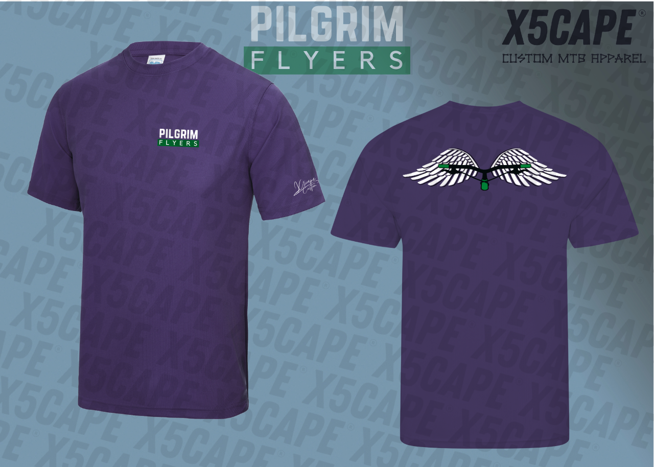 Pilgrim Flyers - Summer Short Sleeve Tech Tee - 12 Colours