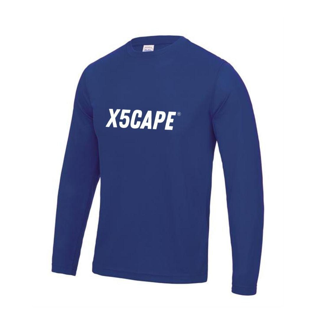 X5CAPE Core Longsleeve Logo Mountain Bike Jersey