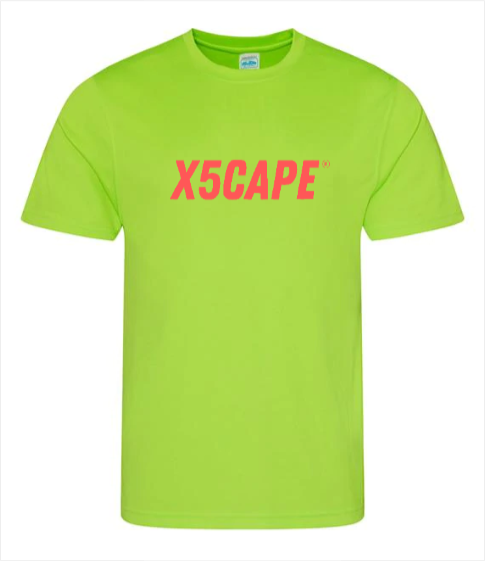 X5CAPE Custom Short Sleeve Mountain Bike Jersey - Electric Green-x5Cape
