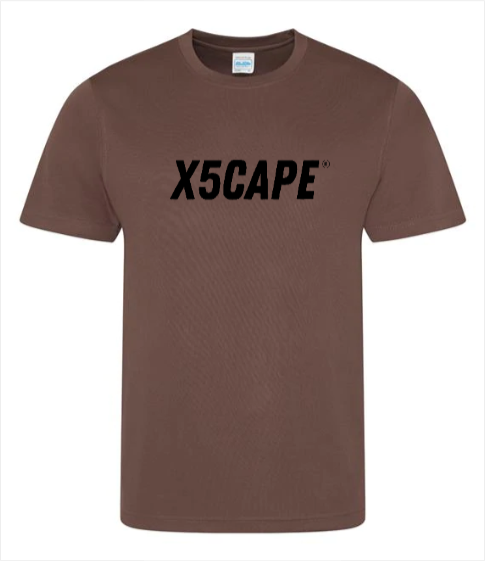 X5CAPE Custom Short Sleeve Mountain Bike Jersey - Hot Chocolate-x5Cape