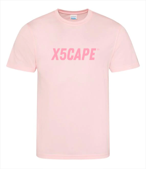 X5CAPE Custom Short Sleeve Mountain Bike Jersey - Baby Pink-x5Cape