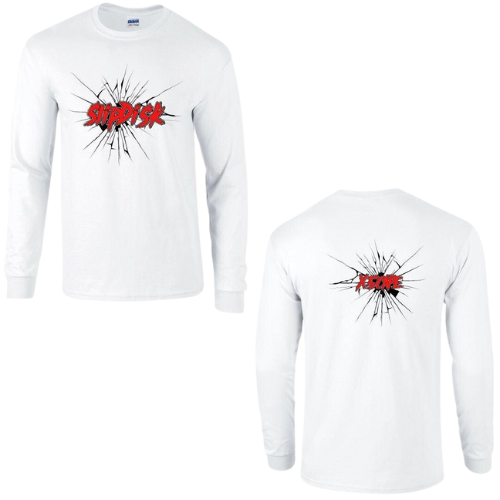X5CAPE Generation 'Slip Disk' Longsleeve T-shirt White